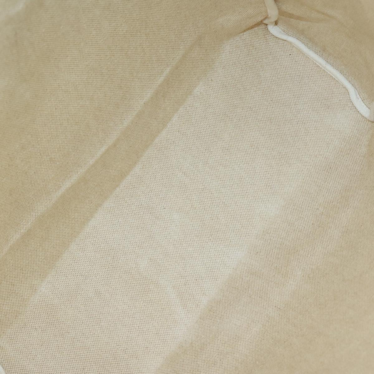 HERMES Tower ash Her bag MM Hand Bag Coated Canvas Beige Auth bs29477