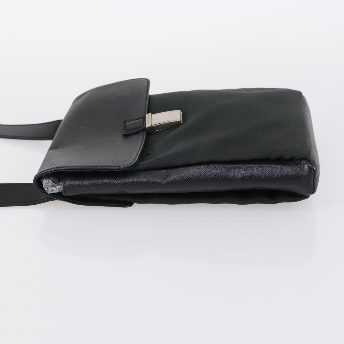 LOUIS VUITTON Taiga Saratov PM Shoulder Bag Ardoise M30892 LV Auth bs29502