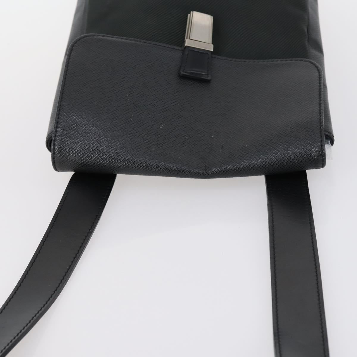 LOUIS VUITTON Taiga Saratov PM Shoulder Bag Ardoise M30892 LV Auth bs29502