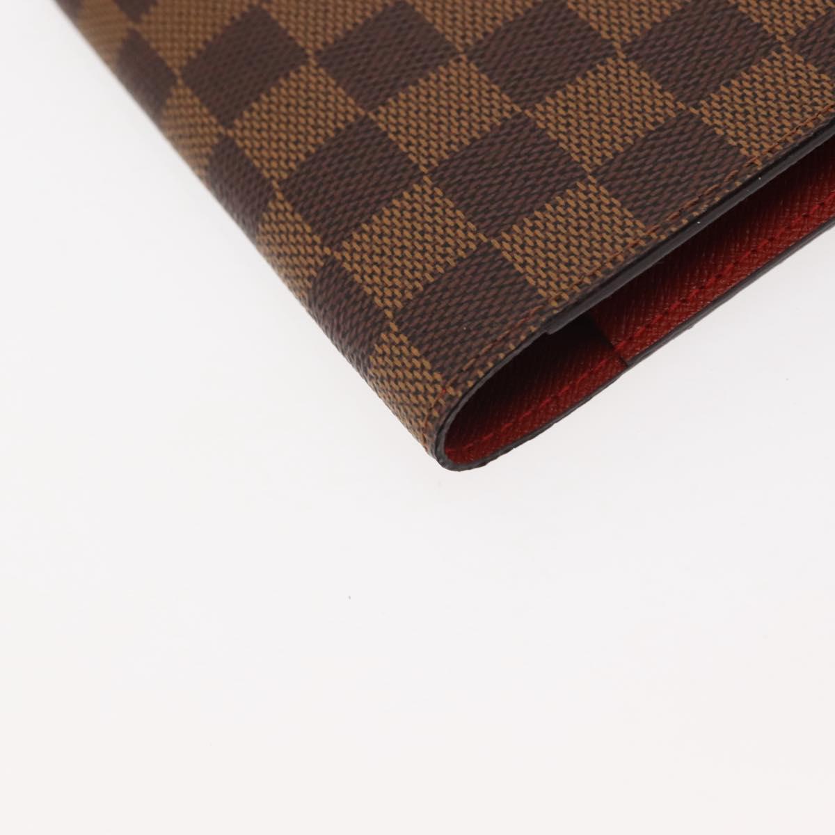 LOUIS VUITTON Damier Ebene CD Holder Pouch N62935 LV Auth bs29503