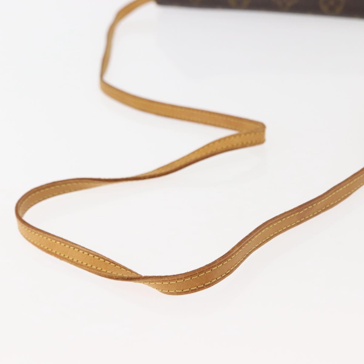 LOUIS VUITTON Monogram Pochette Twin GM Shoulder Bag M51852 LV Auth bs29514