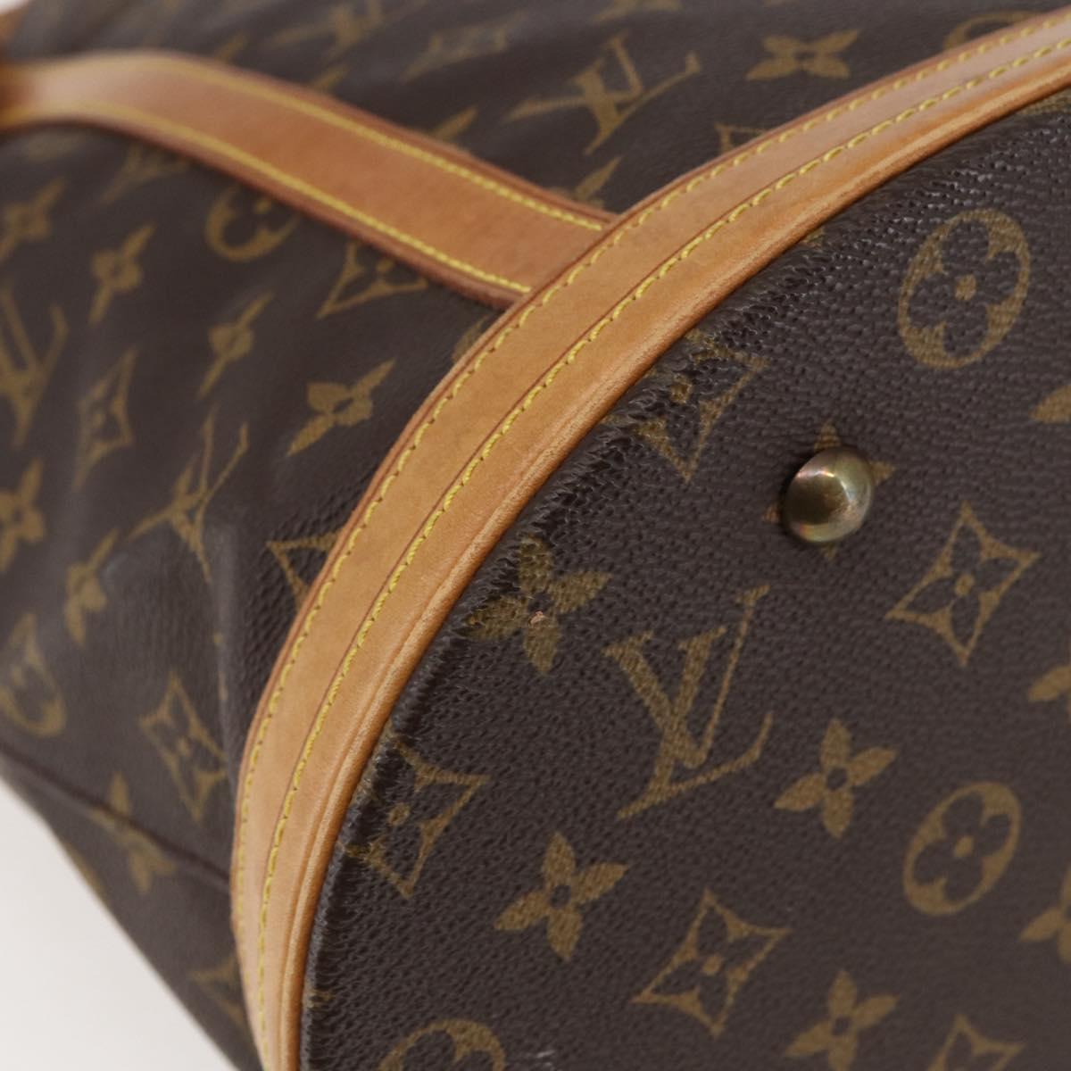 LOUIS VUITTON Monogram Bucket GM Shoulder Bag M42236 LV Auth bs29520