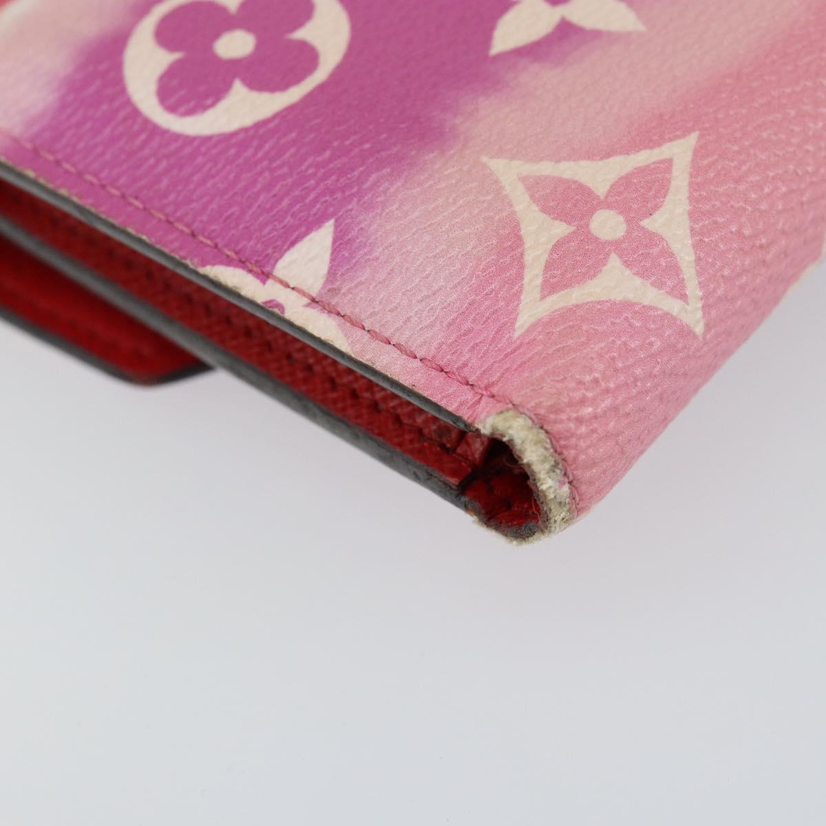 LOUIS VUITTON Escal Portefeuille Victorine Wallet Red M68842 LV Auth bs29522