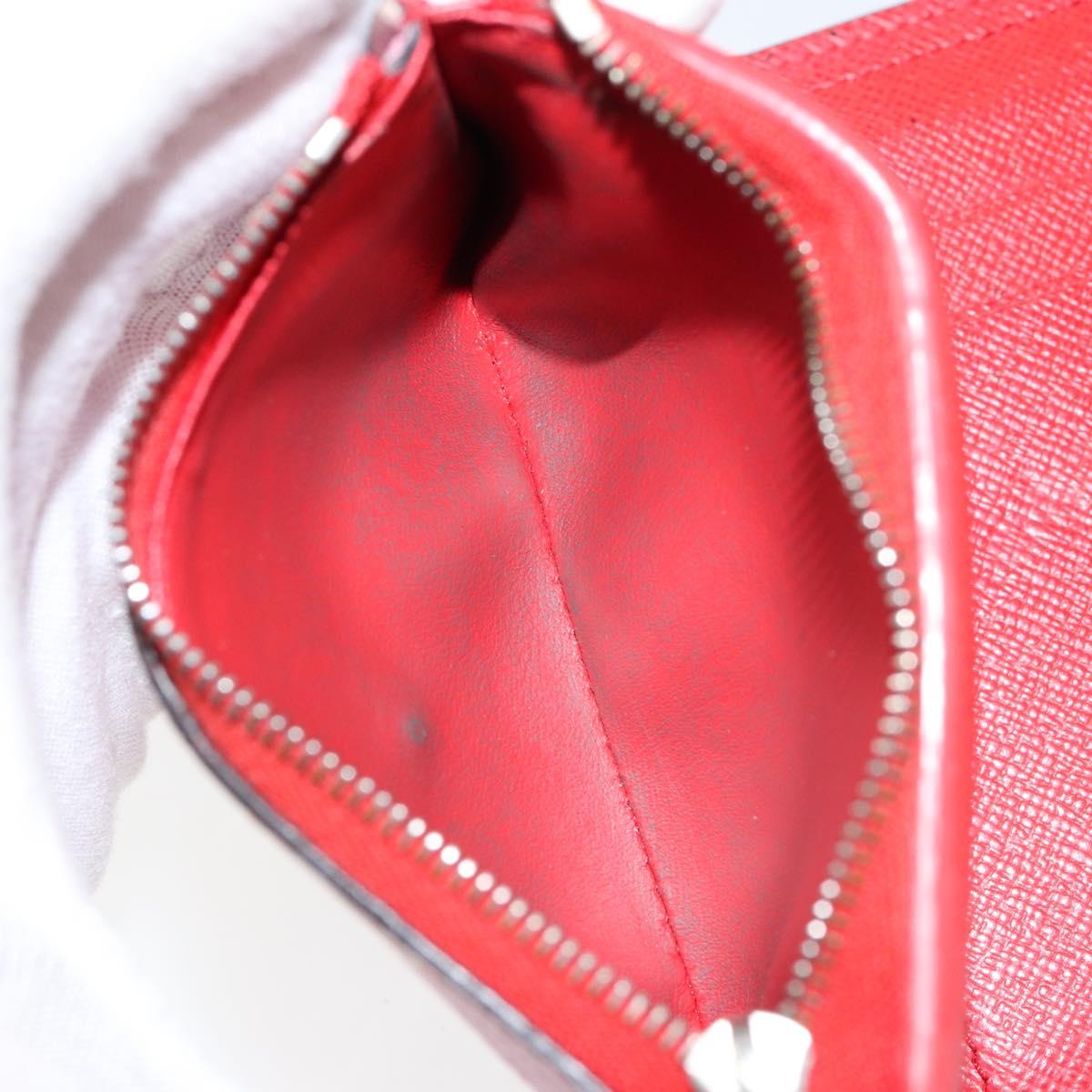 LOUIS VUITTON Escal Portefeuille Victorine Wallet Red M68842 LV Auth bs29522