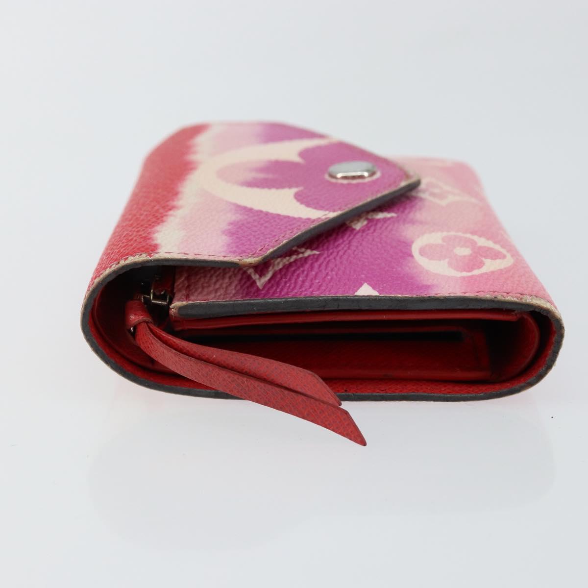 LOUIS VUITTON Escal Portefeuille Victorine Wallet Red M68842 LV Auth bs29522
