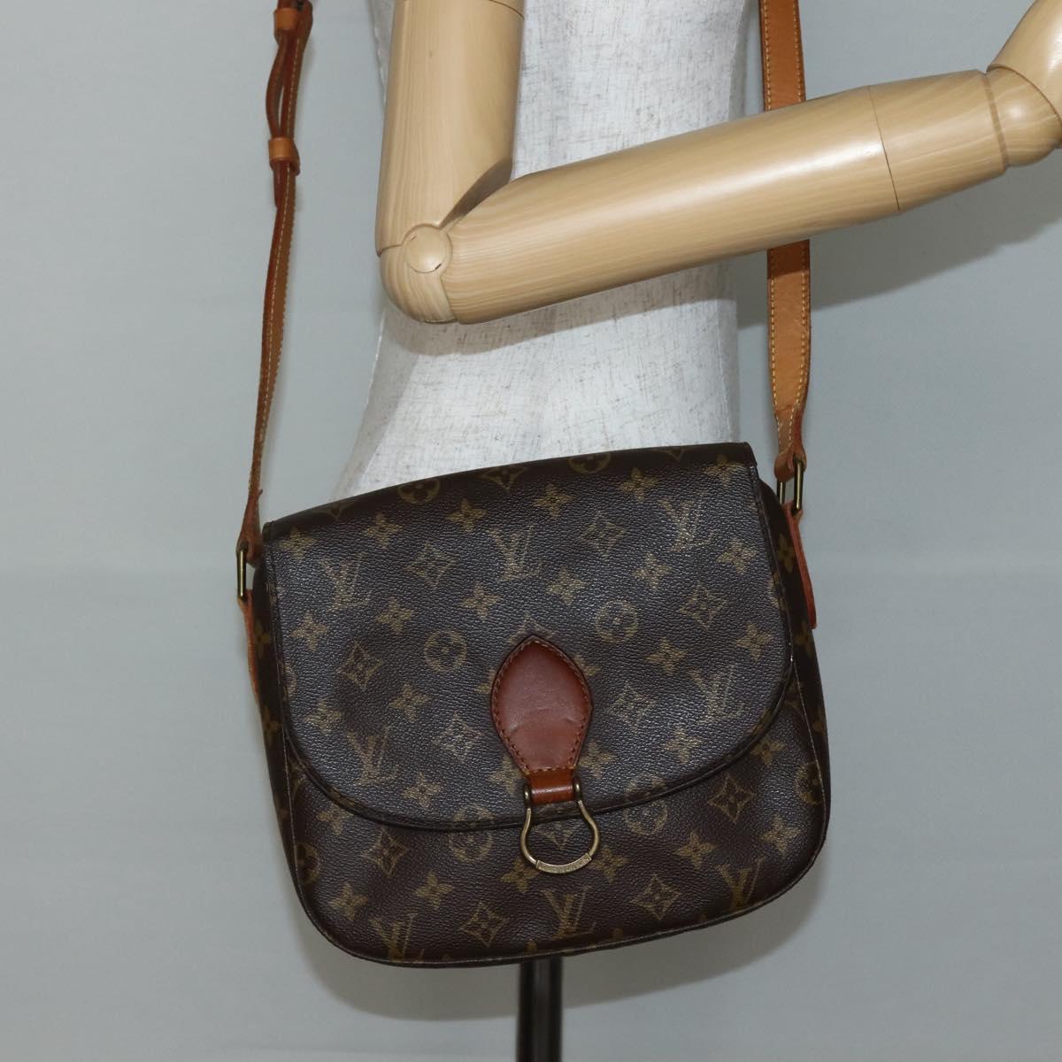 LOUIS VUITTON Monogram Saint Cloud GM Shoulder Bag M51242 LV Auth bs29526