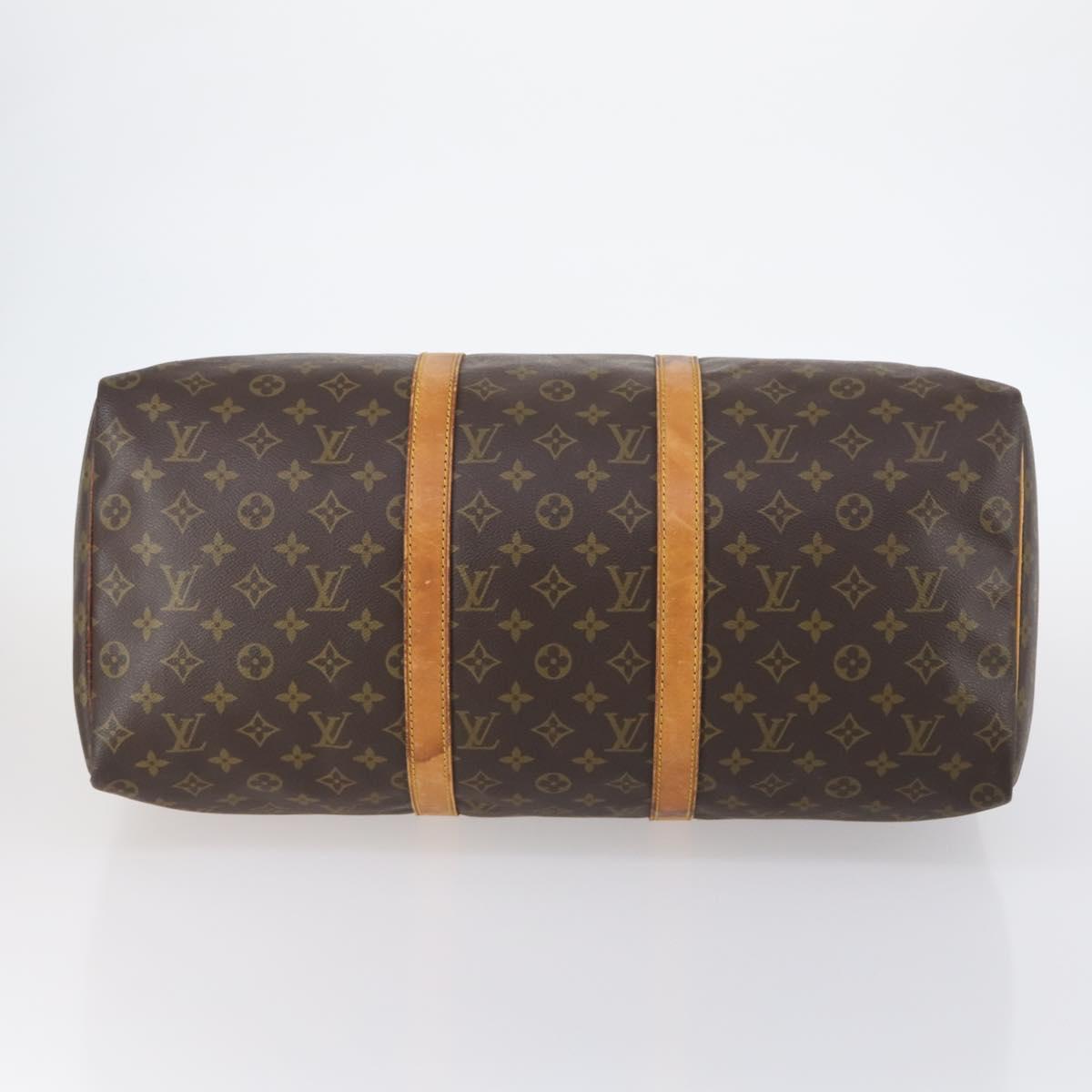 LOUIS VUITTON Monogram Keepall 50 Boston Bag M41426 LV Auth bs29527