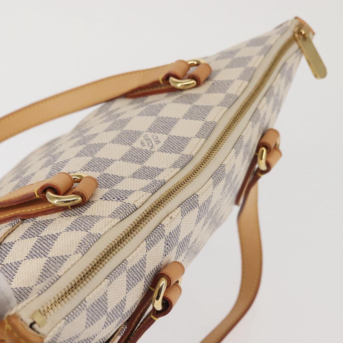 LOUIS VUITTON Damier Azur Totally PM Tote Bag N51261 LV Auth bs29529