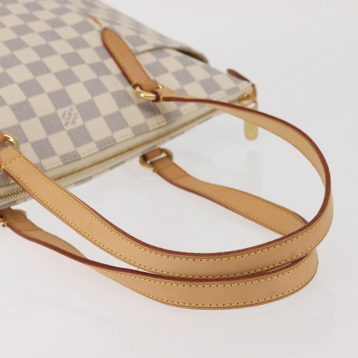 LOUIS VUITTON Damier Azur Totally PM Tote Bag N51261 LV Auth bs29529