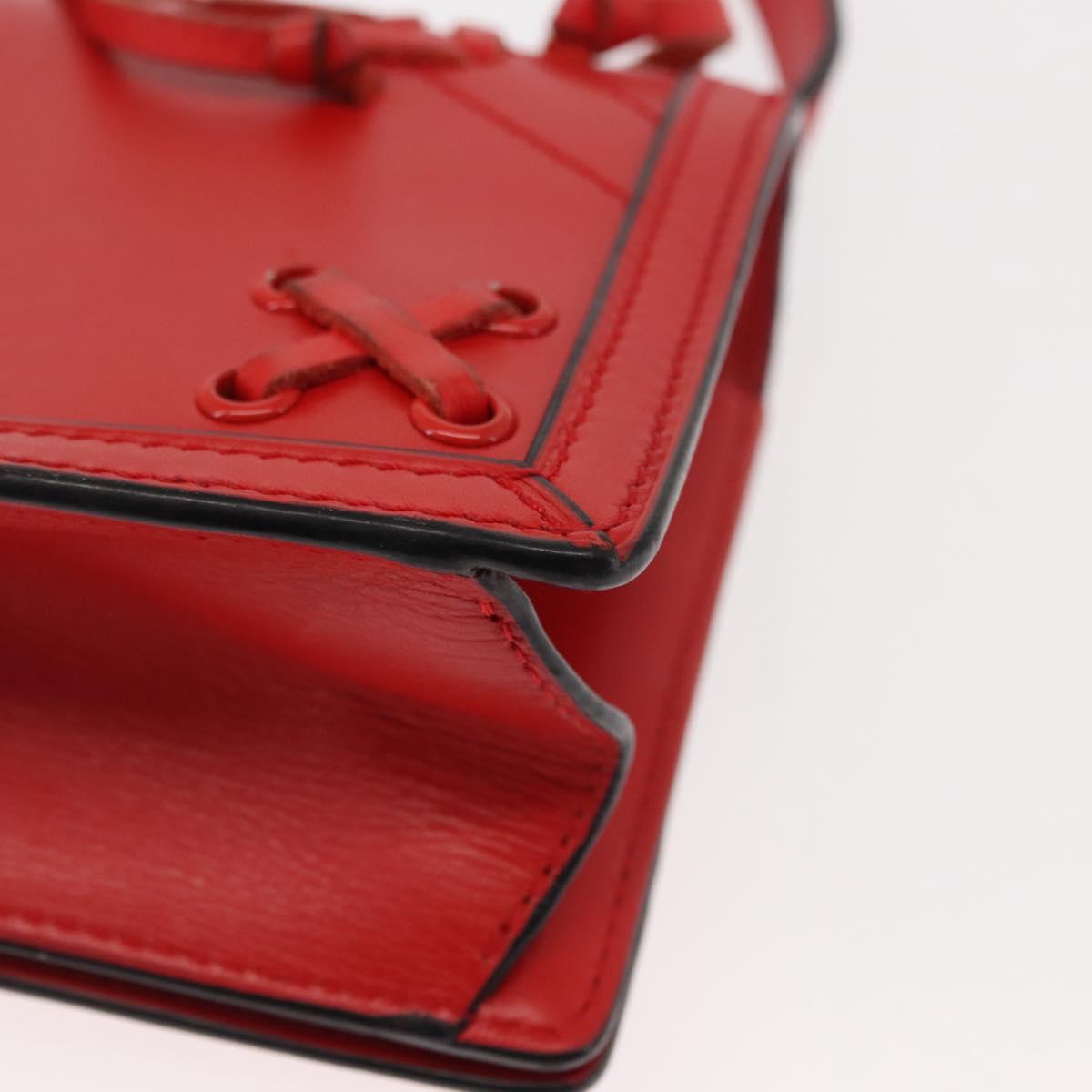 LOEWE Shoulder Bag Leather Brown Gold Auth bs29532