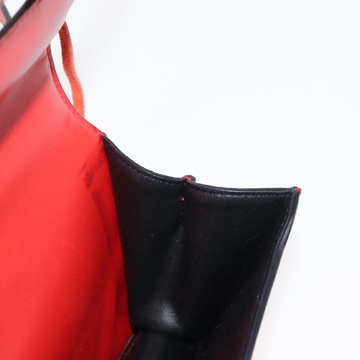 LOEWE Shoulder Bag Leather Brown Gold Auth bs29532