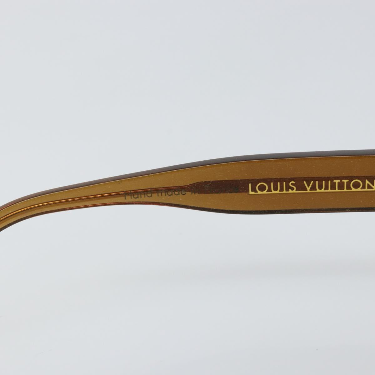 LOUIS VUITTON Sunglasses plastic Brown Z0094E LV Auth bs29542
