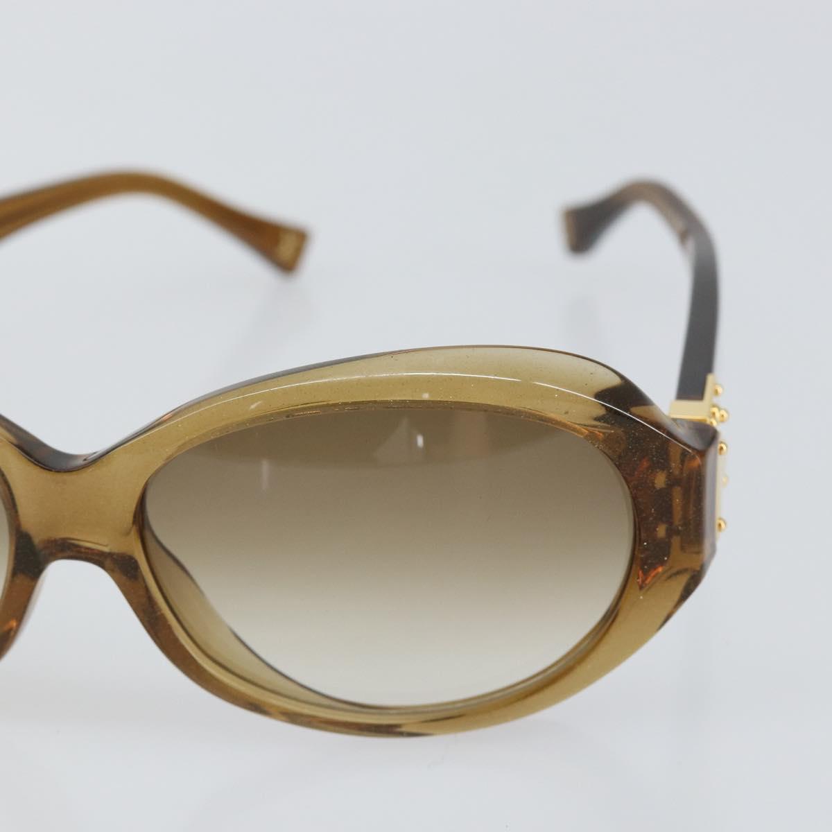 LOUIS VUITTON Sunglasses plastic Brown Z0094E LV Auth bs29542