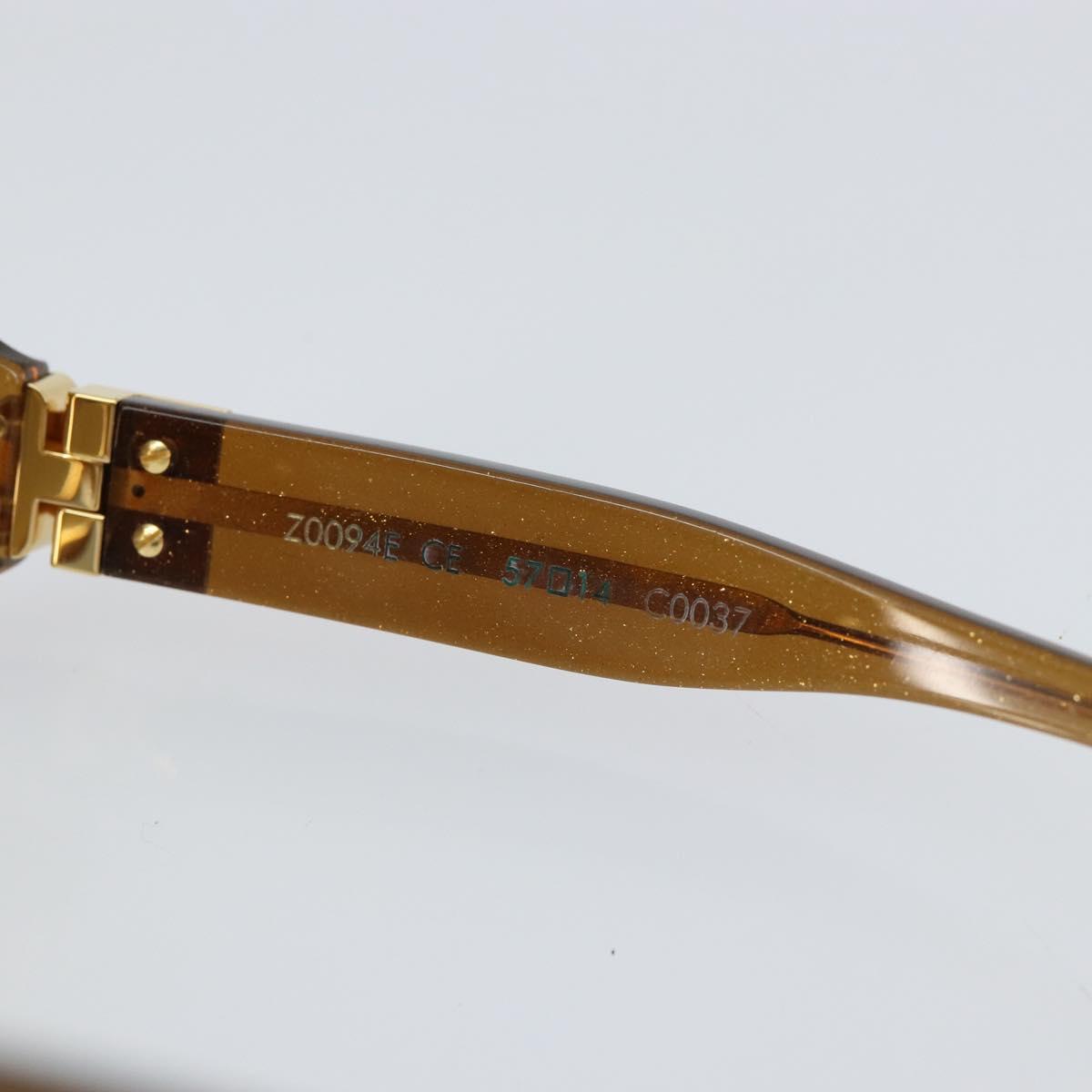 LOUIS VUITTON Sunglasses plastic Brown Z0094E LV Auth bs29542