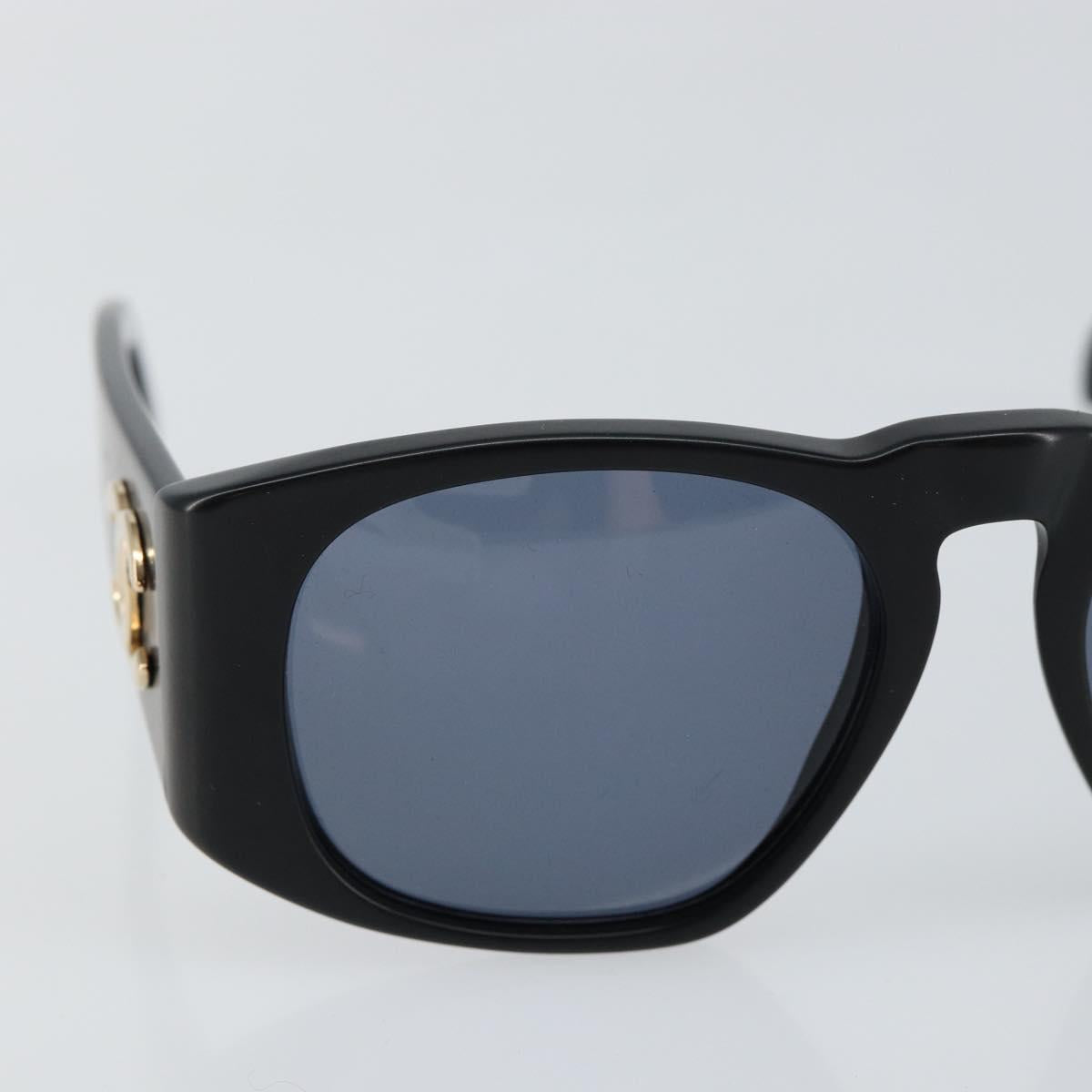 CHANEL COCO Mark Sunglasses plastic Black CC Auth bs29543V