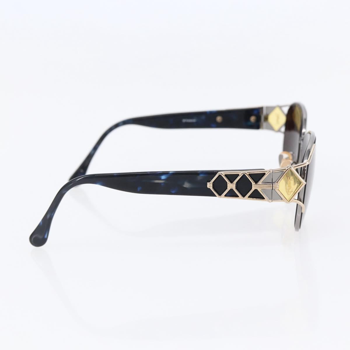 SAINT LAURENT Sunglasses plastic Blue Auth bs29545