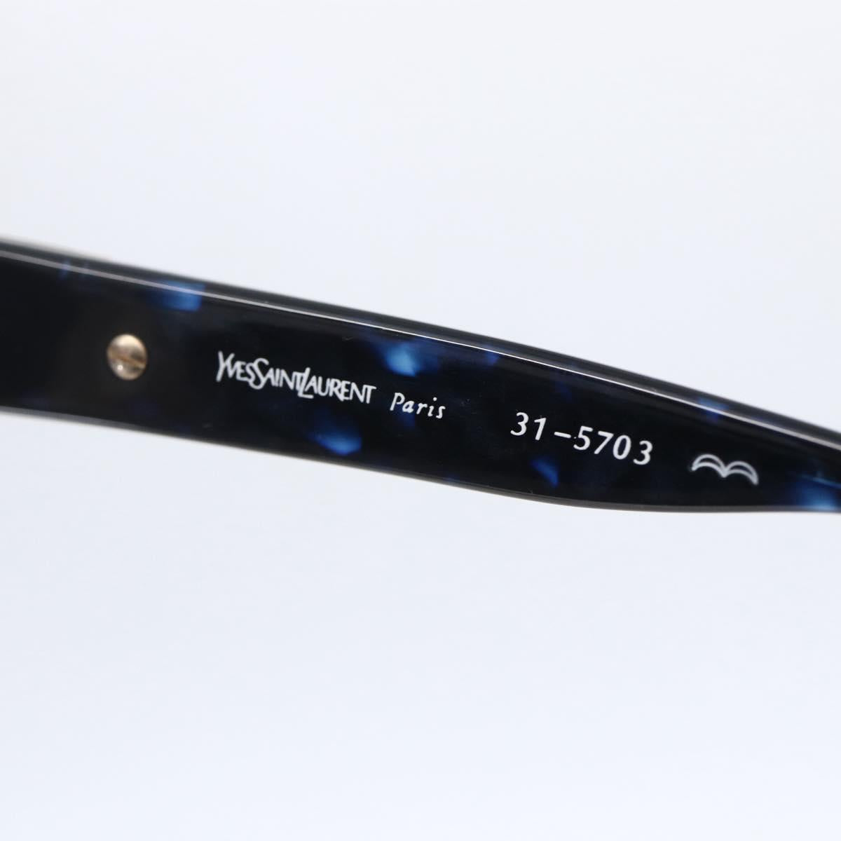 SAINT LAURENT Sunglasses plastic Blue Auth bs29545