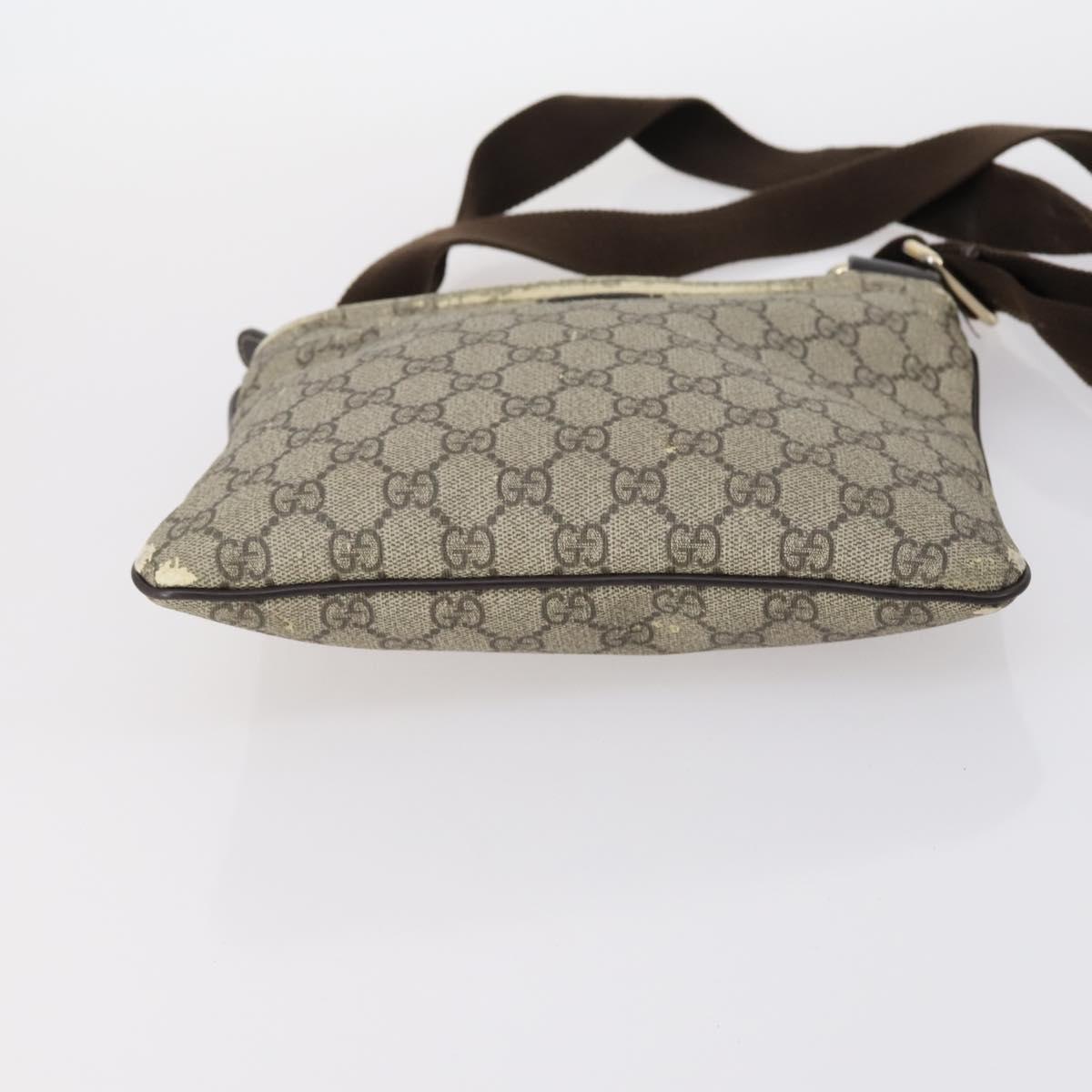 GUCCI GG Canvas Shoulder Bag PVC nylon 5Set Black Beige Brown Auth bs29551