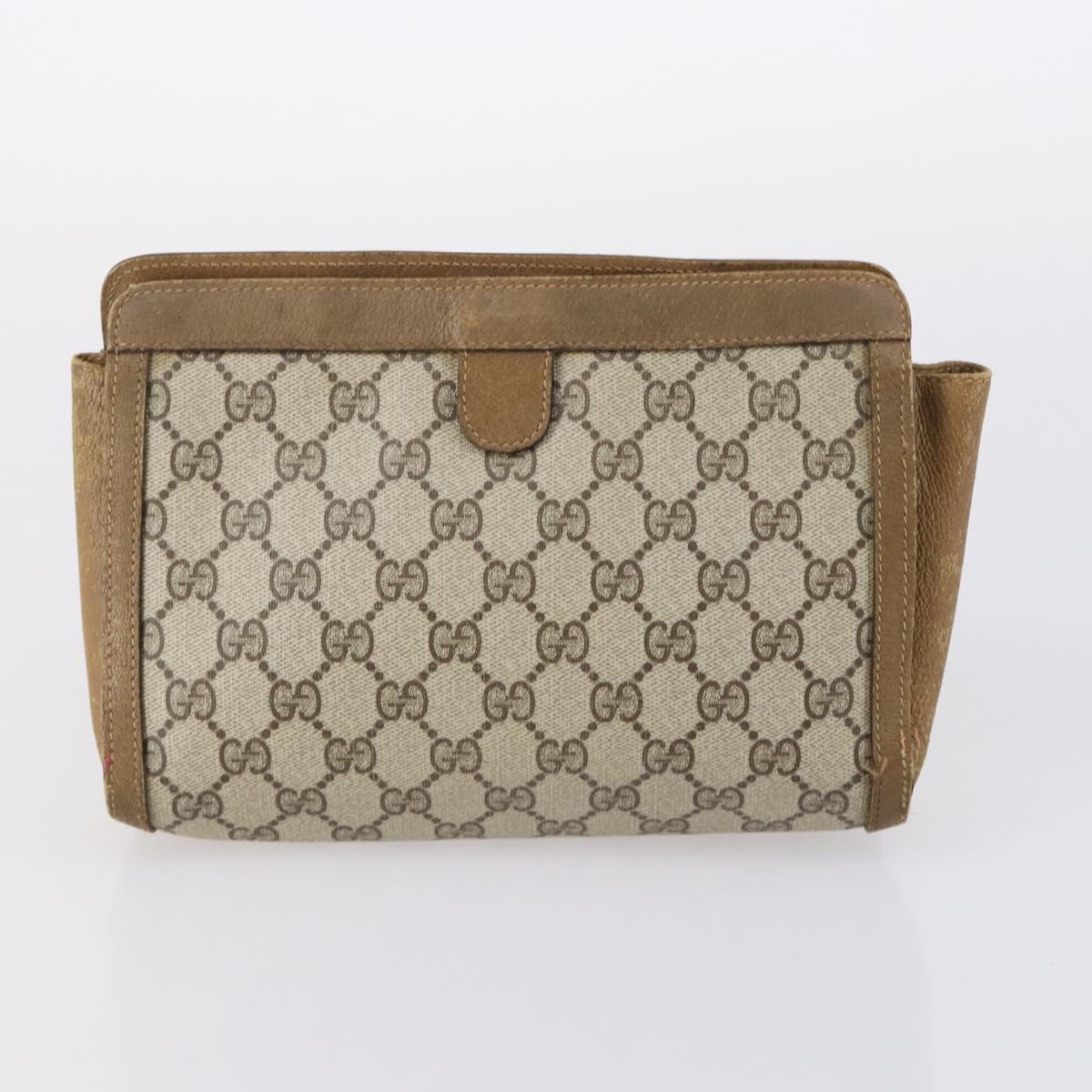 GUCCI GG Canvas Shoulder Bag PVC nylon 5Set Black Beige Brown Auth bs29551