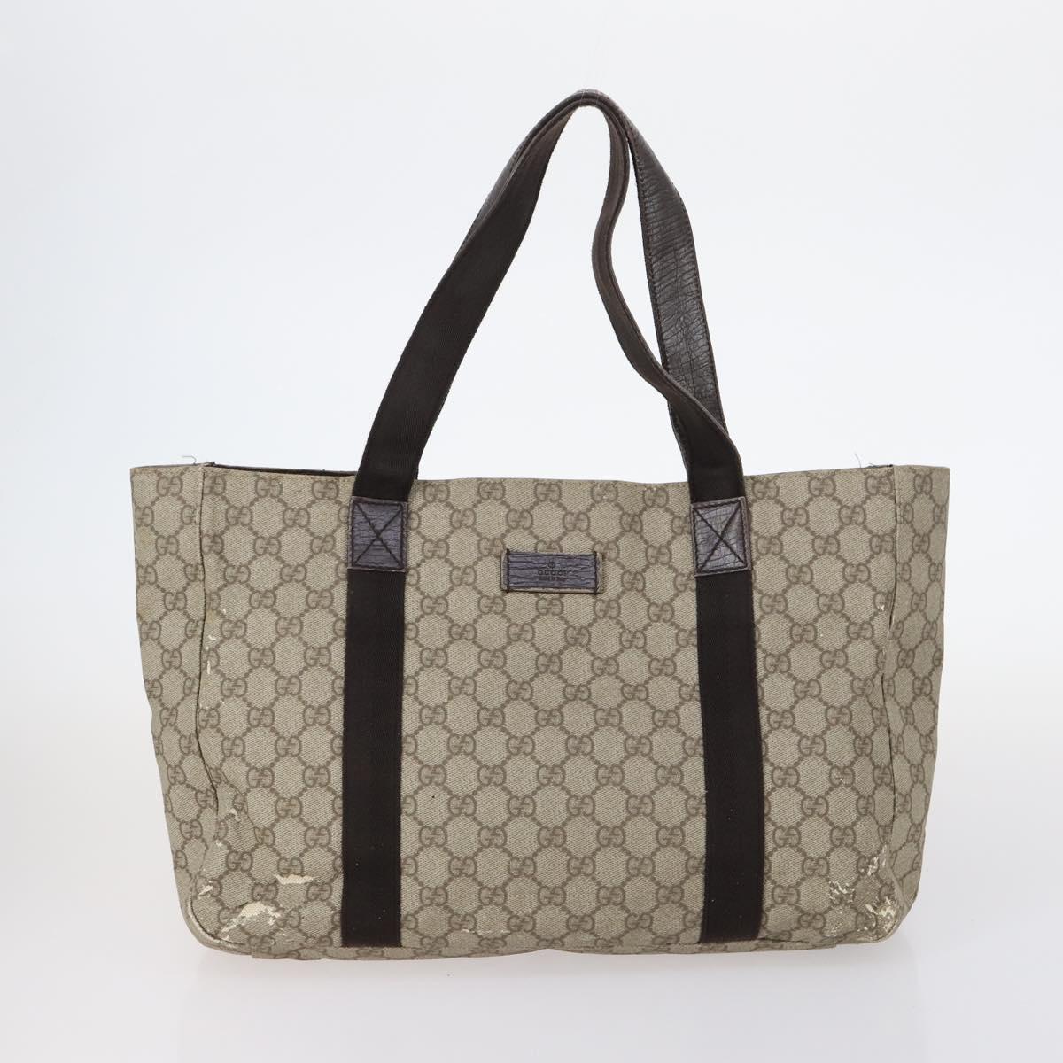 GUCCI GG Canvas Shoulder Bag PVC nylon 5Set Black Beige Brown Auth bs29551