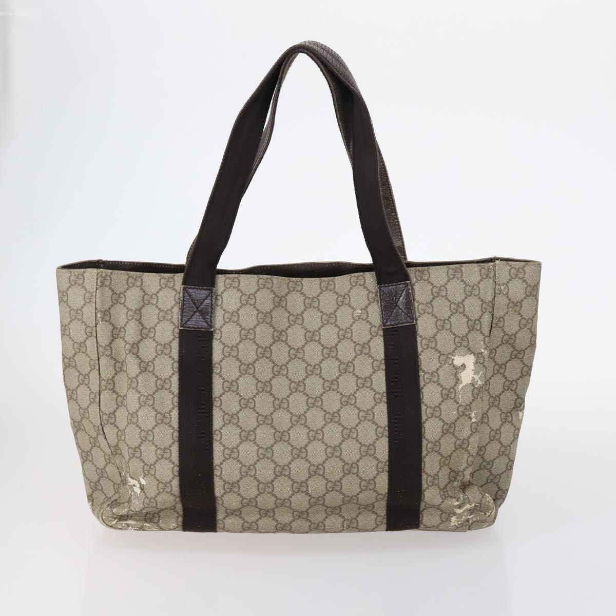 GUCCI GG Canvas Shoulder Bag PVC nylon 5Set Black Beige Brown Auth bs29551