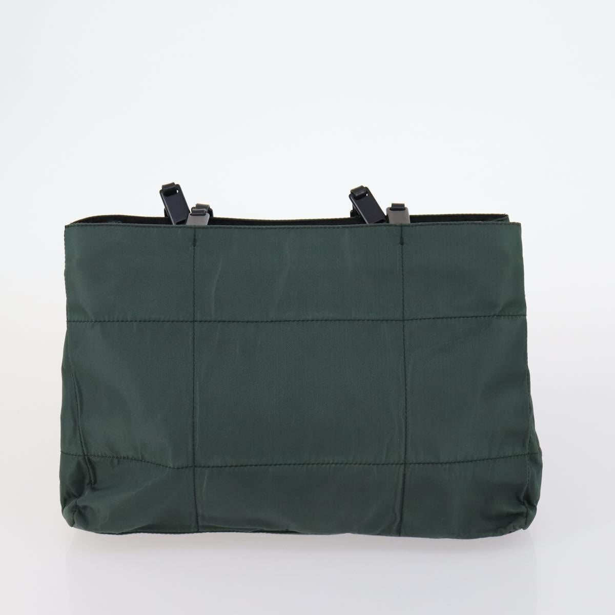 PRADA Shoulder Bag Nylon Enamel 4Set Pink Khaki Green Auth bs29552