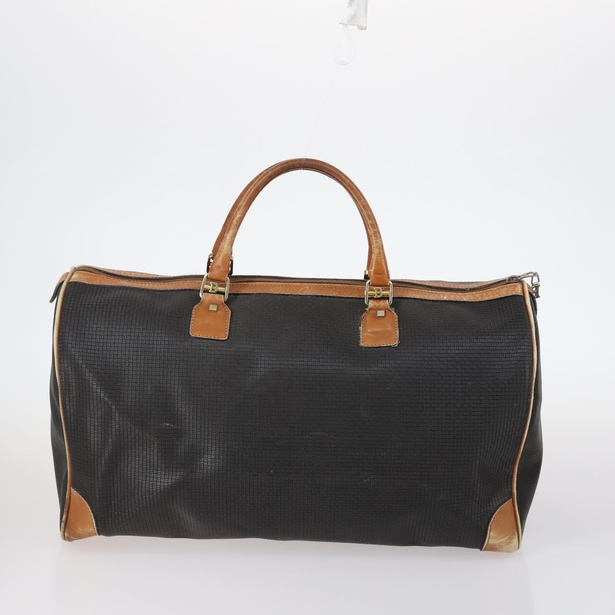 BALLY Hand Bag Leather PVC 4Set Black Red Navy Auth bs29555