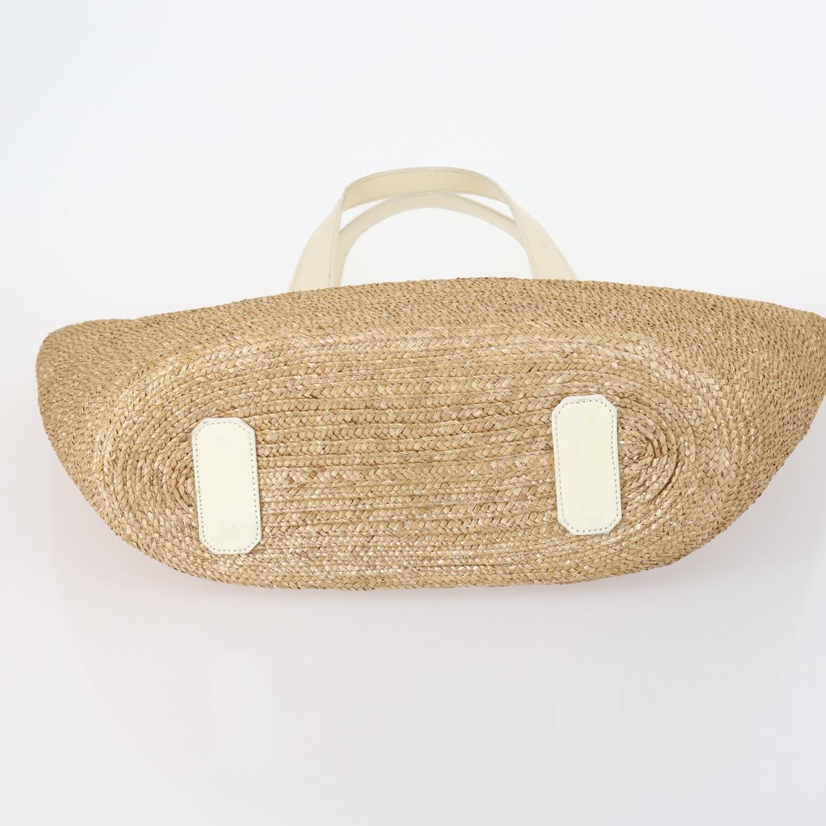 Jimmy Choo Miu Miu Etro Givenchy Bag Nylon PVC Straws 5Set Beige Auth bs29558