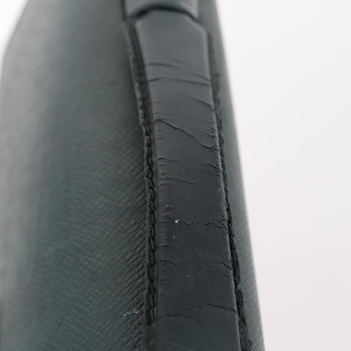 LOUIS VUITTON Monogram Taiga Hand Bag 2Set Green LV Auth bs29562