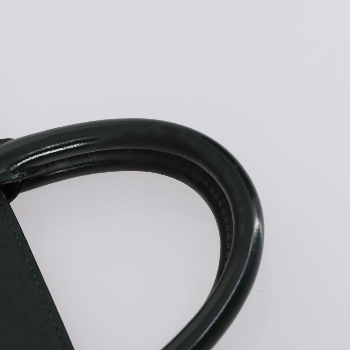 LOUIS VUITTON Monogram Taiga Hand Bag 2Set Green LV Auth bs29562