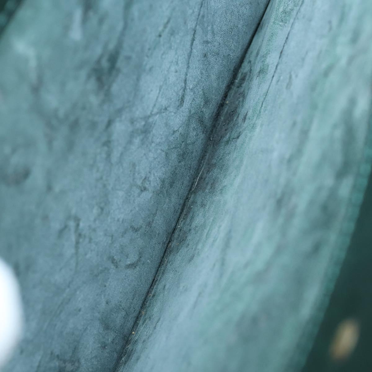 LOUIS VUITTON Monogram Taiga Hand Bag 2Set Green LV Auth bs29562