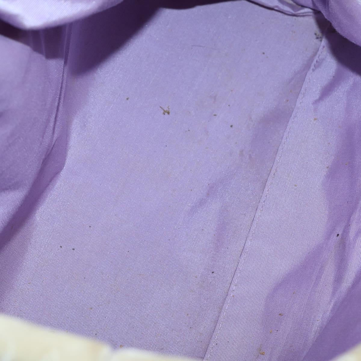 BVLGARI Logo Mania Hand Bag Canvas 2Set Beige Brown Auth bs29563