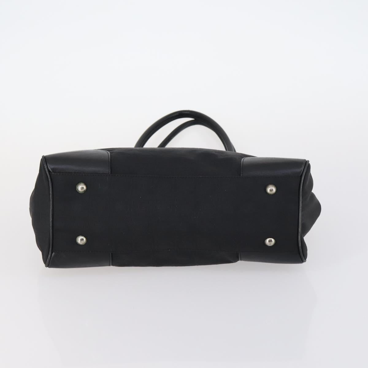 Salvatore Ferragamo Bag Leather Canvas 4Set Beige Black Navy Auth bs29564