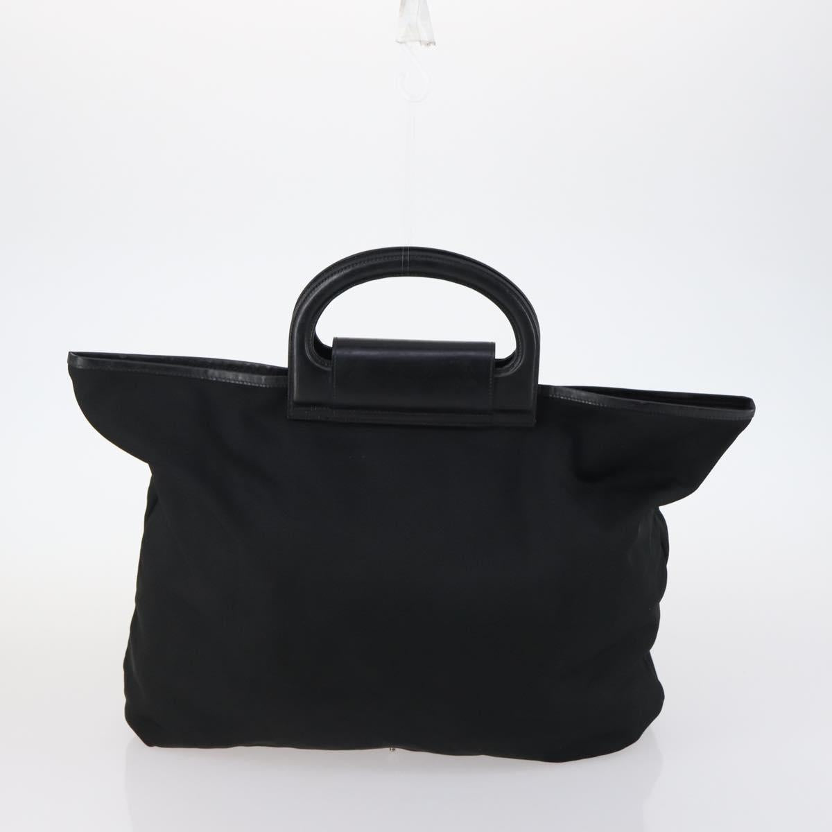 Salvatore Ferragamo Bag Leather Canvas 4Set Beige Black Navy Auth bs29564