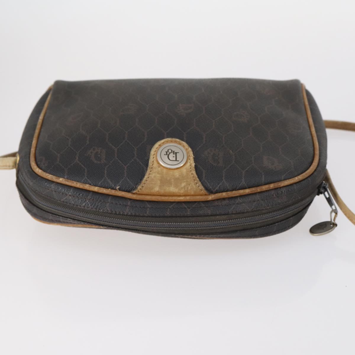 Christian Dior Honeycomb Bag Leather Nylon 4Set Red Black Navy Auth bs29565