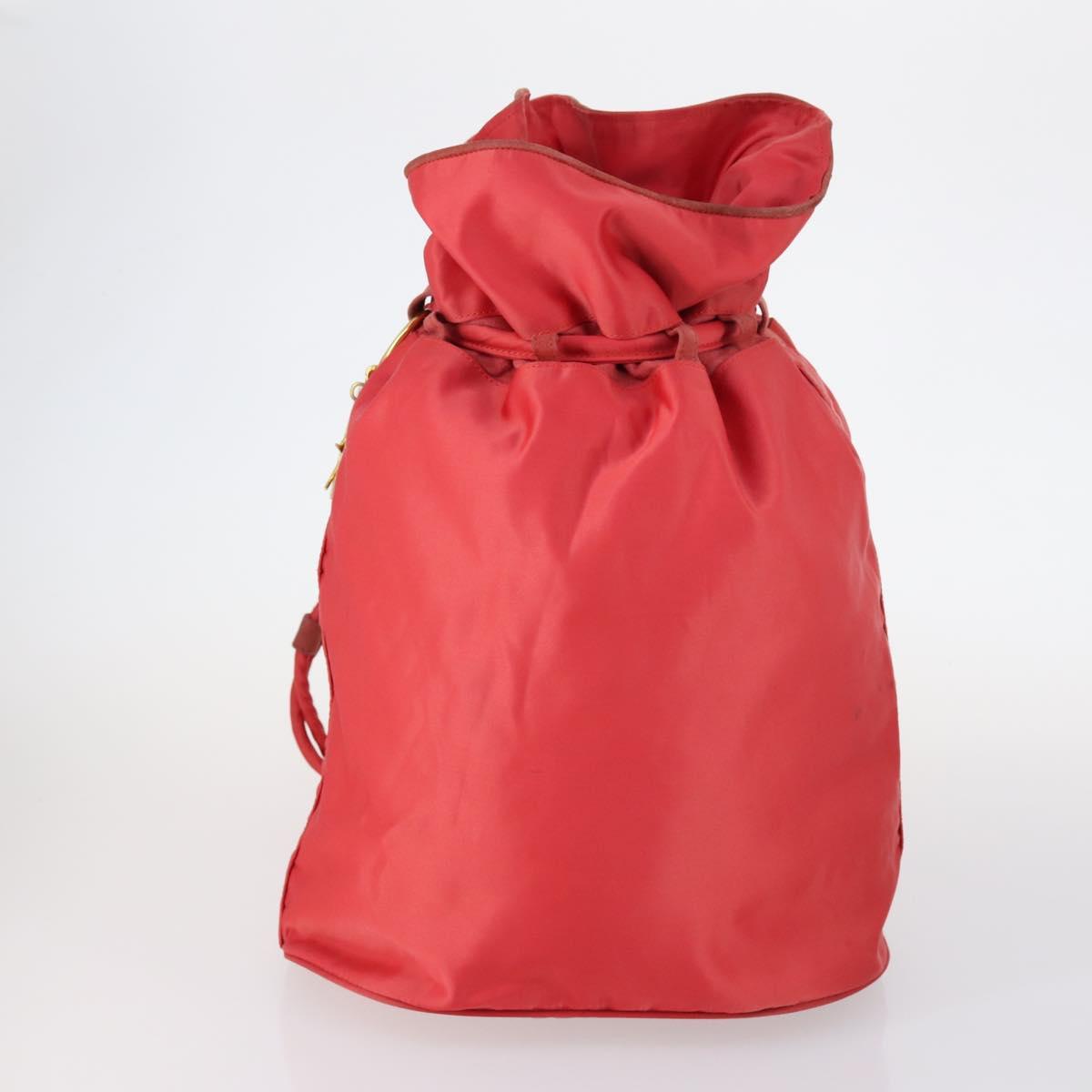 Christian Dior Honeycomb Bag Leather Nylon 4Set Red Black Navy Auth bs29565