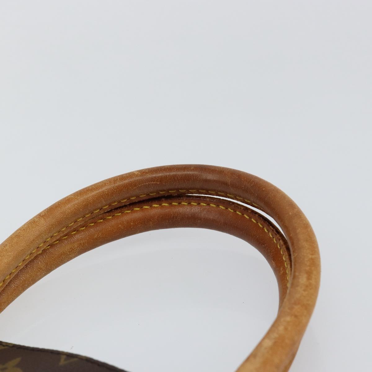 LOUIS VUITTON Monogram Sac Plat Hand Bag M51140 LV Auth bs29566