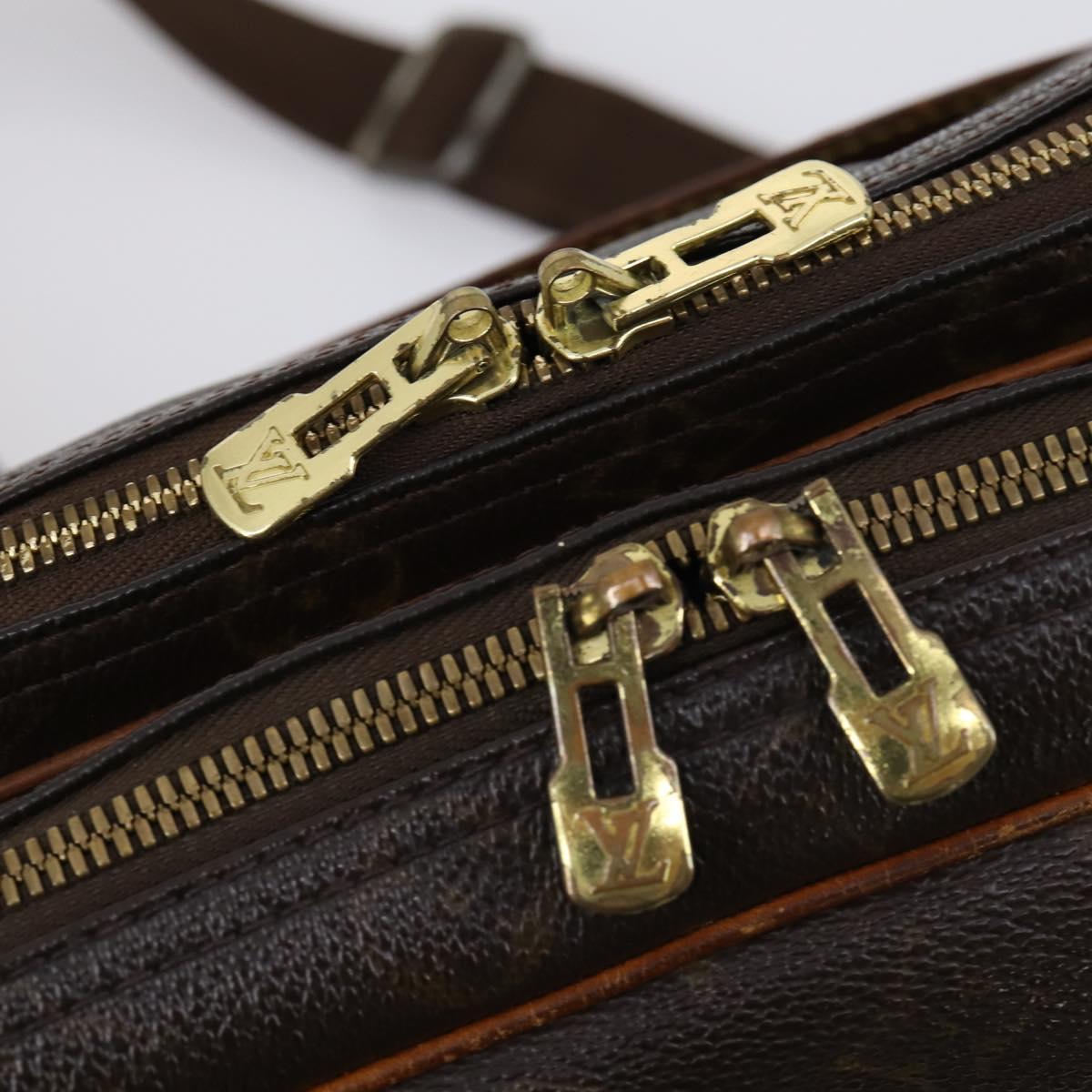 LOUIS VUITTON Monogram Reporter GM Shoulder Bag M45252 LV Auth bs29567