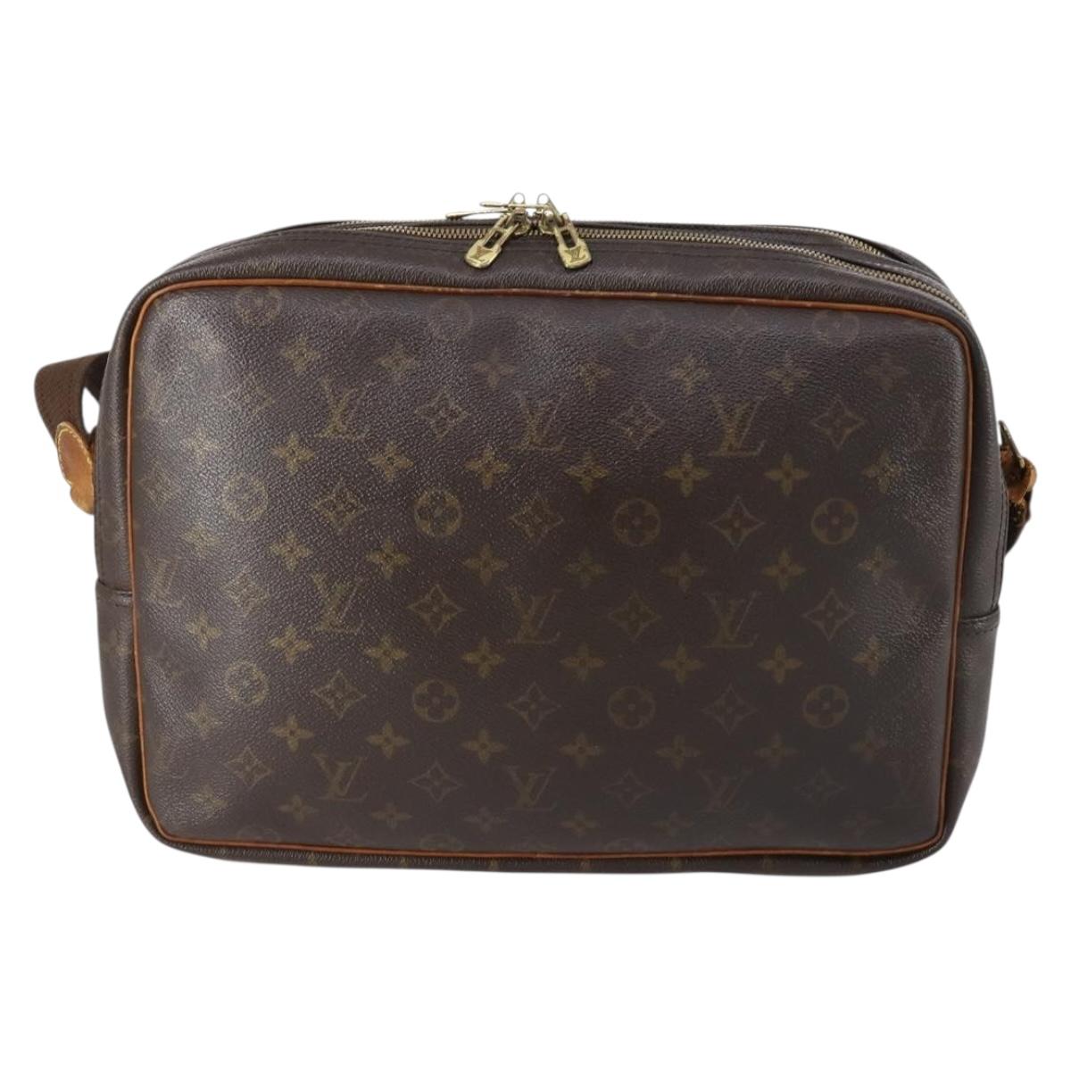 LOUIS VUITTON Monogram Reporter GM Shoulder Bag M45252 LV Auth bs29567