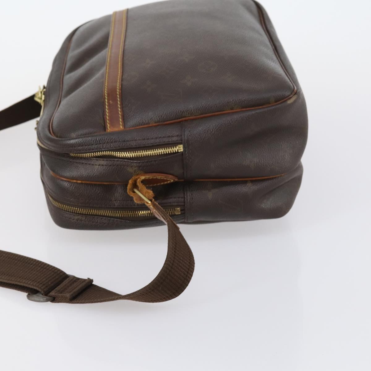 LOUIS VUITTON Monogram Reporter GM Shoulder Bag M45252 LV Auth bs29567