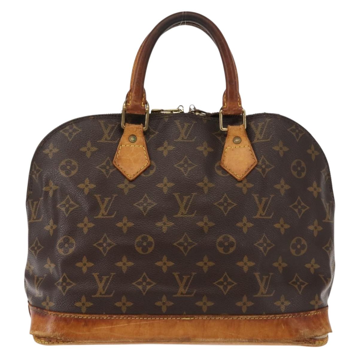 LOUIS VUITTON Monogram Alma Hand Bag M51130 LV Auth bs29568