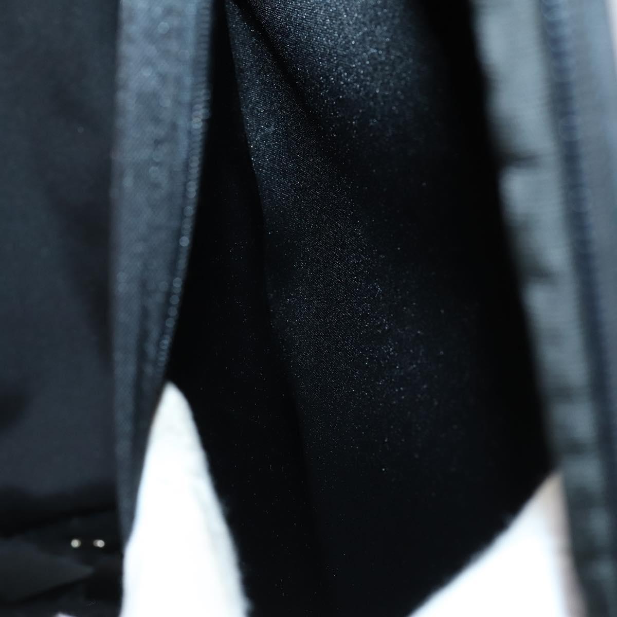 LOEWE Suitcase Nylon Black Silver Auth bs29570