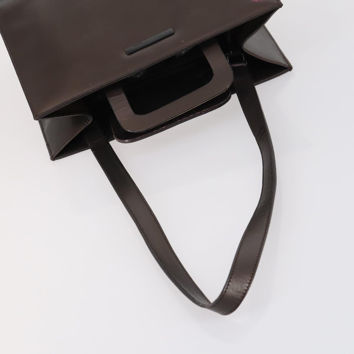 BURBERRY Tote Bag Leather 5Set Beige Brown Auth bs29571