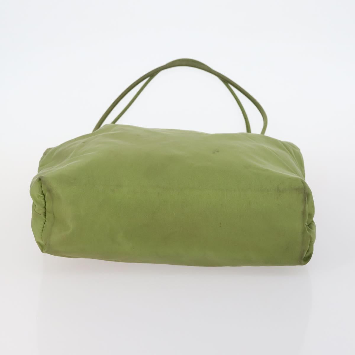 PRADA Hand Bag Nylon 4Set Beige Khaki Brown Auth bs29585