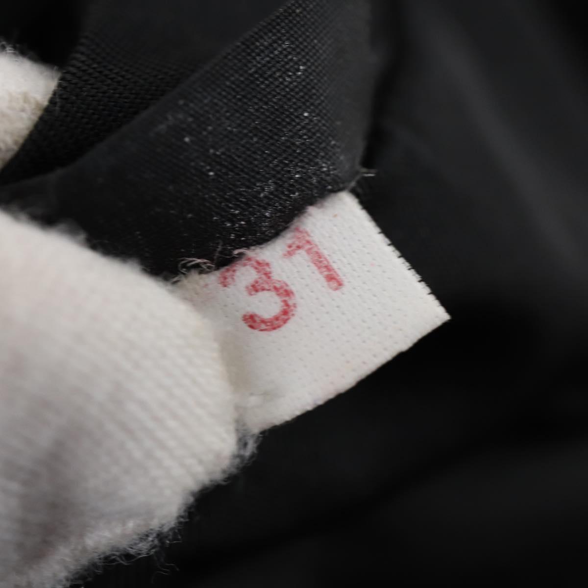 PRADA Business Bag Nylon Black Silver Auth bs29590