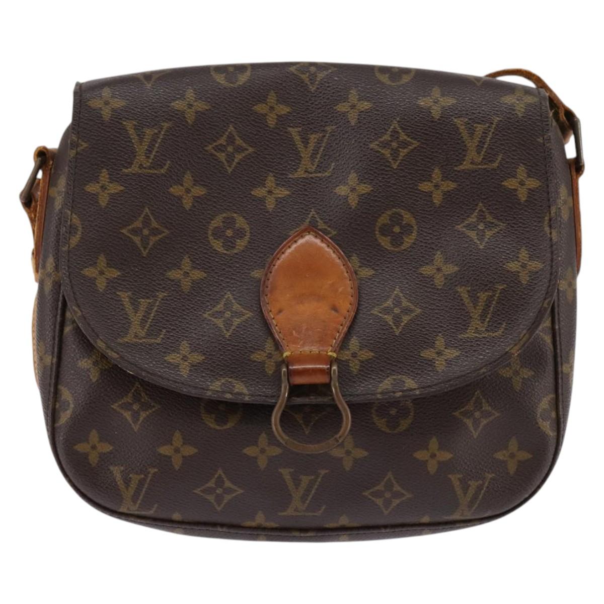 LOUIS VUITTON Monogram Saint Cloud GM Shoulder Bag M51242 LV Auth bs29598