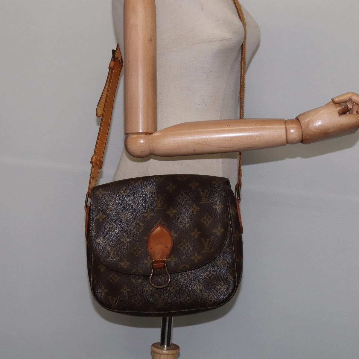 LOUIS VUITTON Monogram Saint Cloud GM Shoulder Bag M51242 LV Auth bs29598