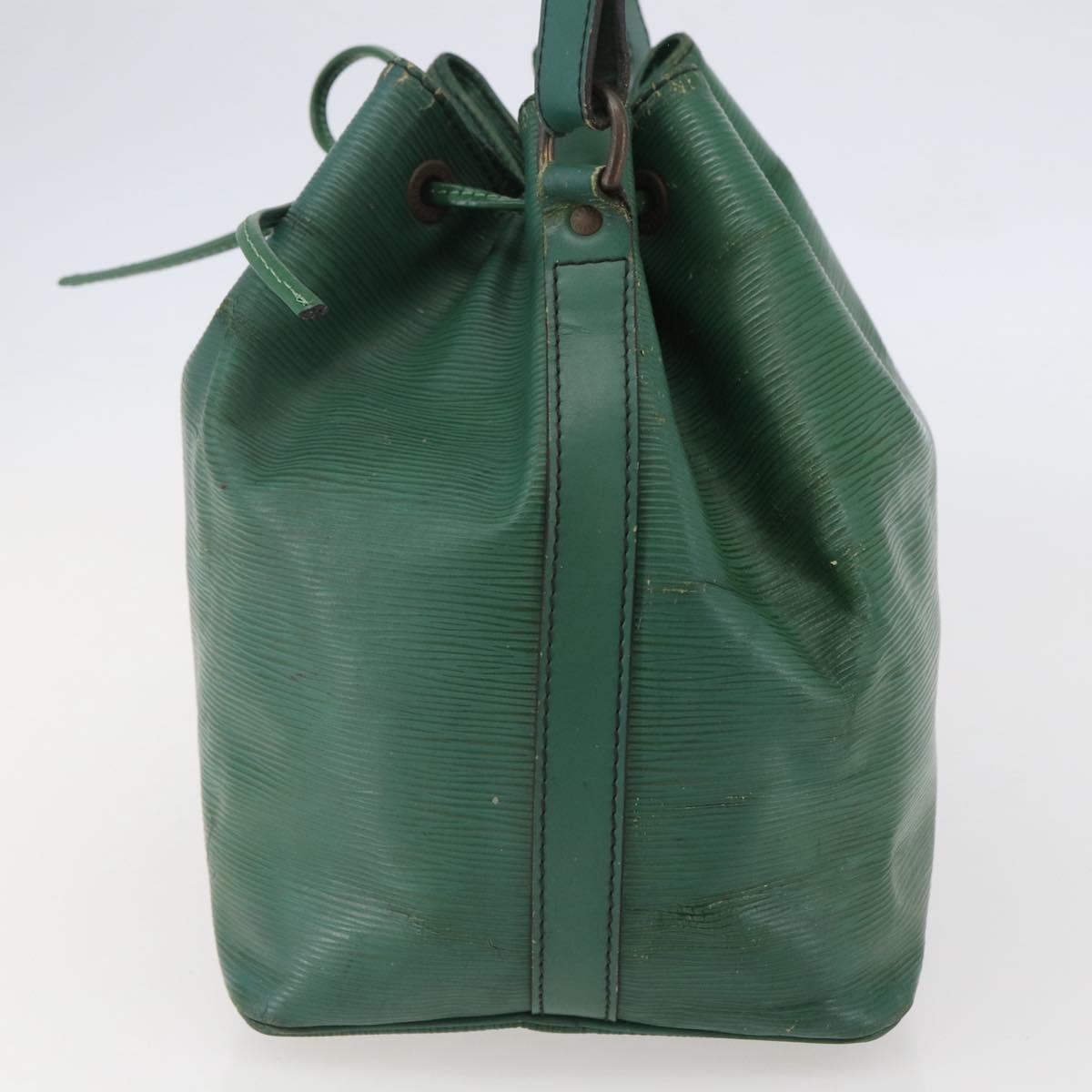 LOUIS VUITTON Epi Petit Noe Shoulder Bag Green M44104 LV Auth bs29603