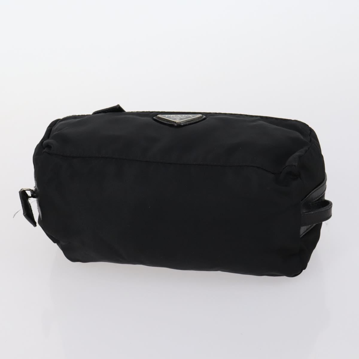 PRADA Pouch Nylon 6Set Black Brown blue Auth bs29638