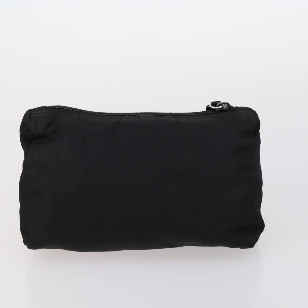 PRADA Pouch Nylon 6Set Black Brown blue Auth bs29638